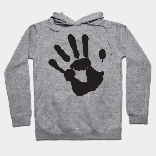 hand silhouette Hoodie by lkn